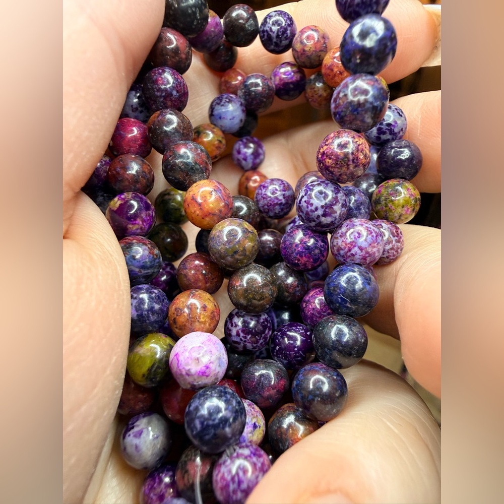 Sugilite Triples - 6mm